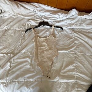 American Eagle Outfitters Beige Bodysuit